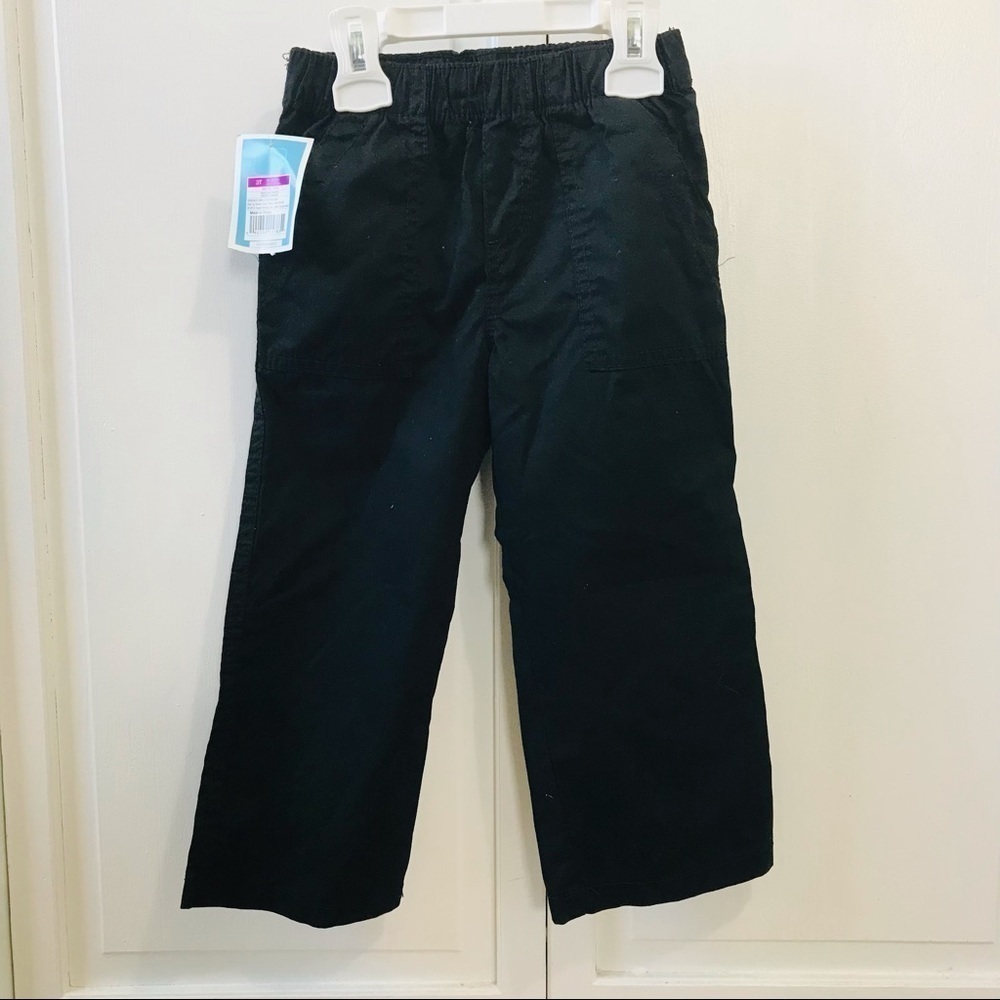 CIRCO Black Cotton Regular Pants Size 3T